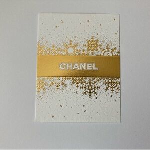 CHANEL 2024 Promo Card Holidays Art Craft Collectible Paper New